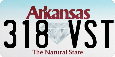 AR license plate 318VST