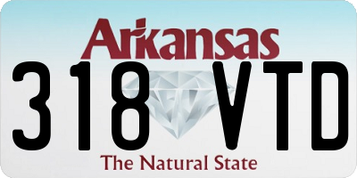 AR license plate 318VTD