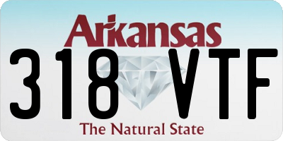 AR license plate 318VTF