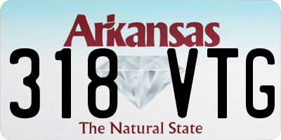 AR license plate 318VTG