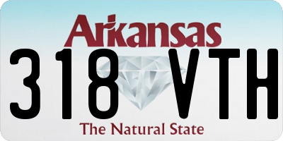 AR license plate 318VTH