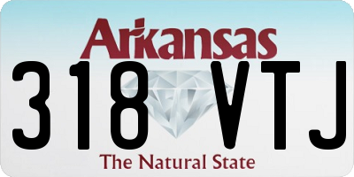 AR license plate 318VTJ