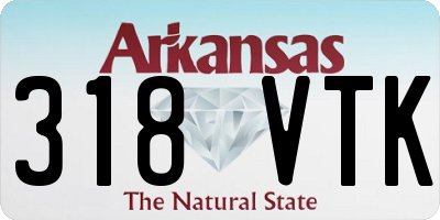 AR license plate 318VTK