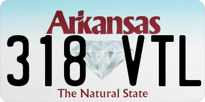 AR license plate 318VTL