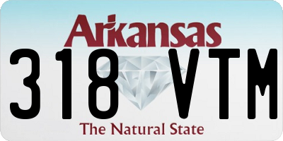 AR license plate 318VTM