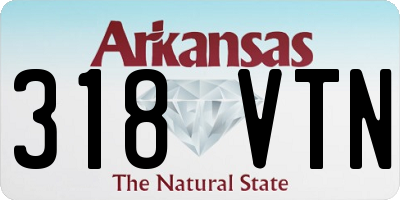 AR license plate 318VTN