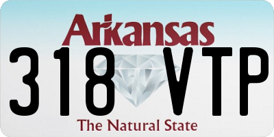 AR license plate 318VTP