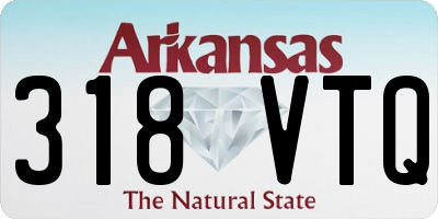 AR license plate 318VTQ