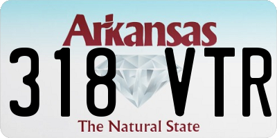 AR license plate 318VTR