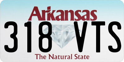 AR license plate 318VTS
