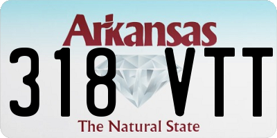 AR license plate 318VTT