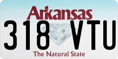 AR license plate 318VTU