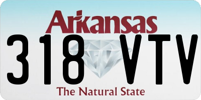 AR license plate 318VTV