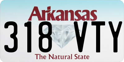 AR license plate 318VTY