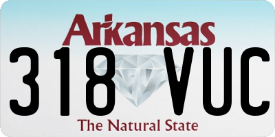 AR license plate 318VUC