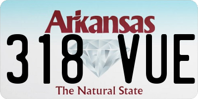 AR license plate 318VUE