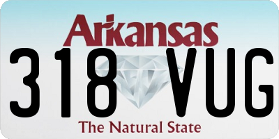 AR license plate 318VUG