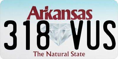 AR license plate 318VUS