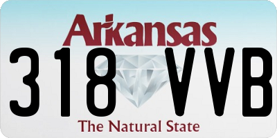 AR license plate 318VVB