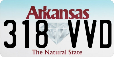AR license plate 318VVD