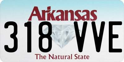 AR license plate 318VVE