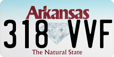 AR license plate 318VVF