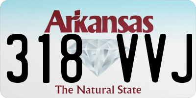 AR license plate 318VVJ
