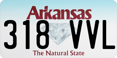 AR license plate 318VVL