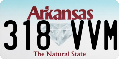 AR license plate 318VVM