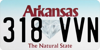 AR license plate 318VVN