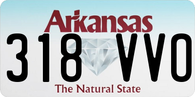 AR license plate 318VVO