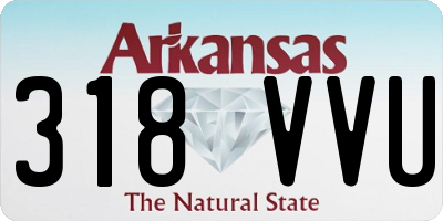AR license plate 318VVU
