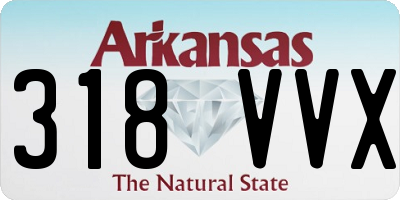 AR license plate 318VVX