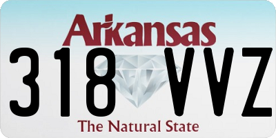 AR license plate 318VVZ