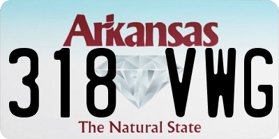 AR license plate 318VWG