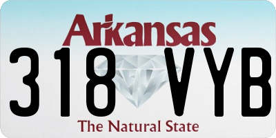 AR license plate 318VYB