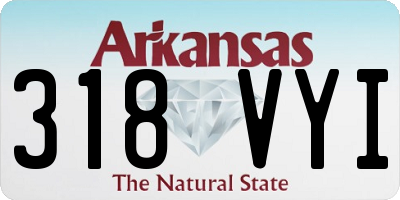 AR license plate 318VYI