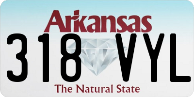 AR license plate 318VYL