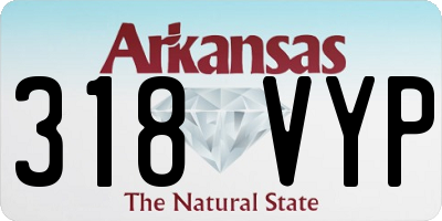 AR license plate 318VYP