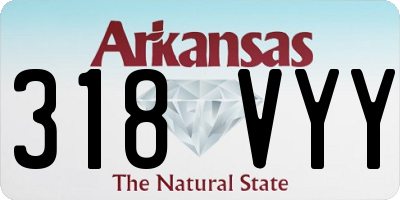AR license plate 318VYY