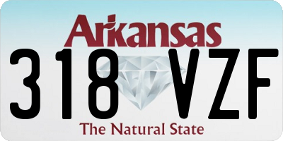 AR license plate 318VZF