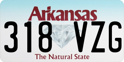 AR license plate 318VZG
