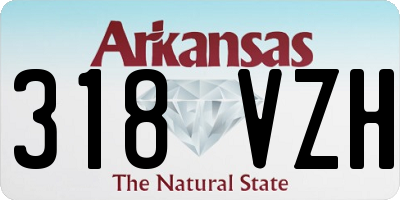 AR license plate 318VZH