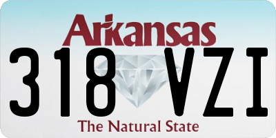 AR license plate 318VZI