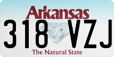 AR license plate 318VZJ