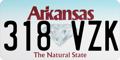 AR license plate 318VZK