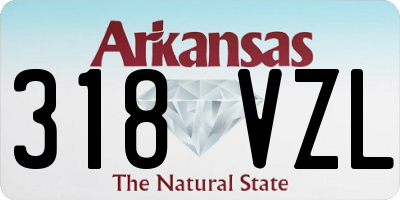 AR license plate 318VZL