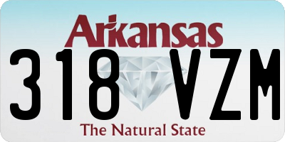 AR license plate 318VZM