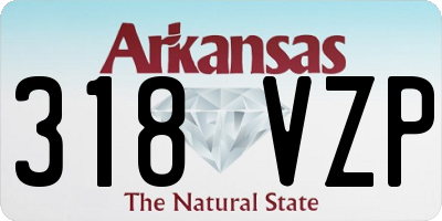 AR license plate 318VZP