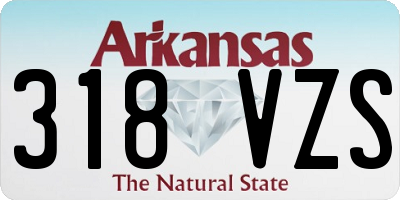 AR license plate 318VZS